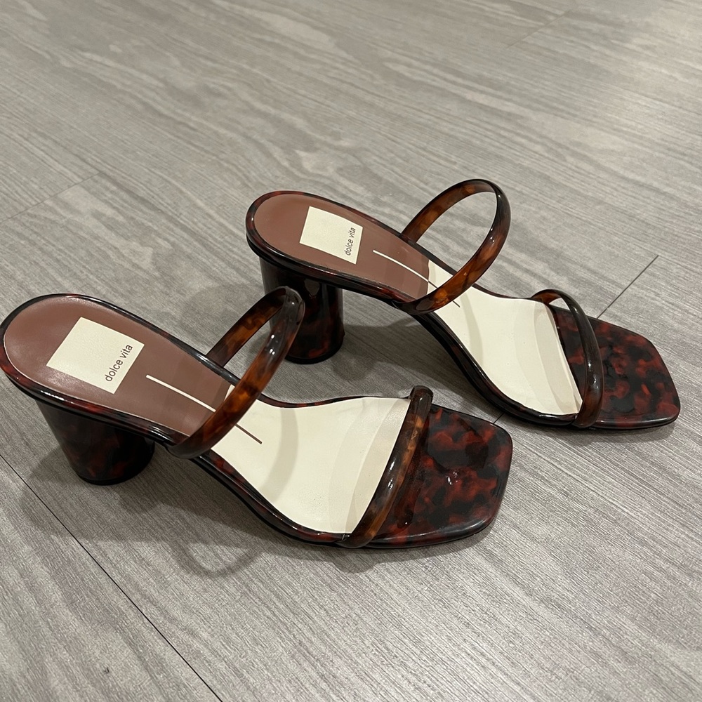 dolce vita - NOLES HEELS IN TORTOISE